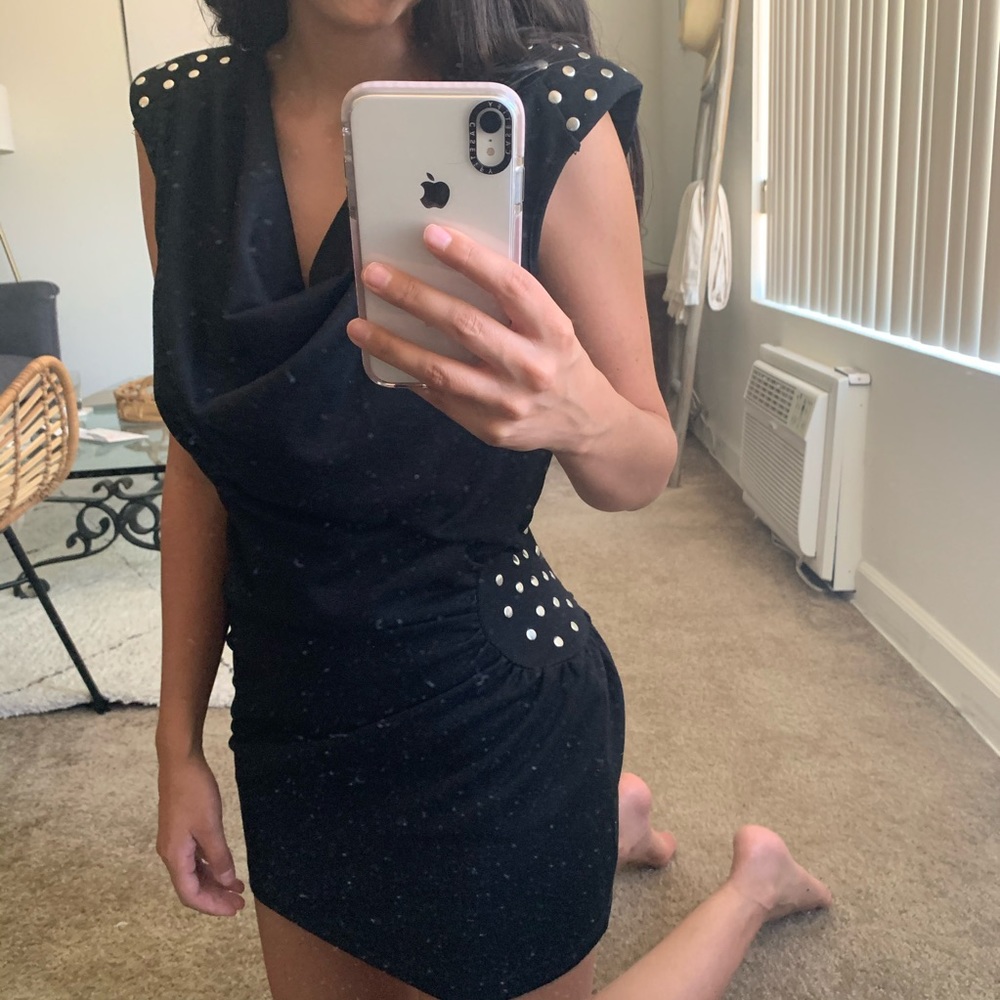 Black Studded Dress
